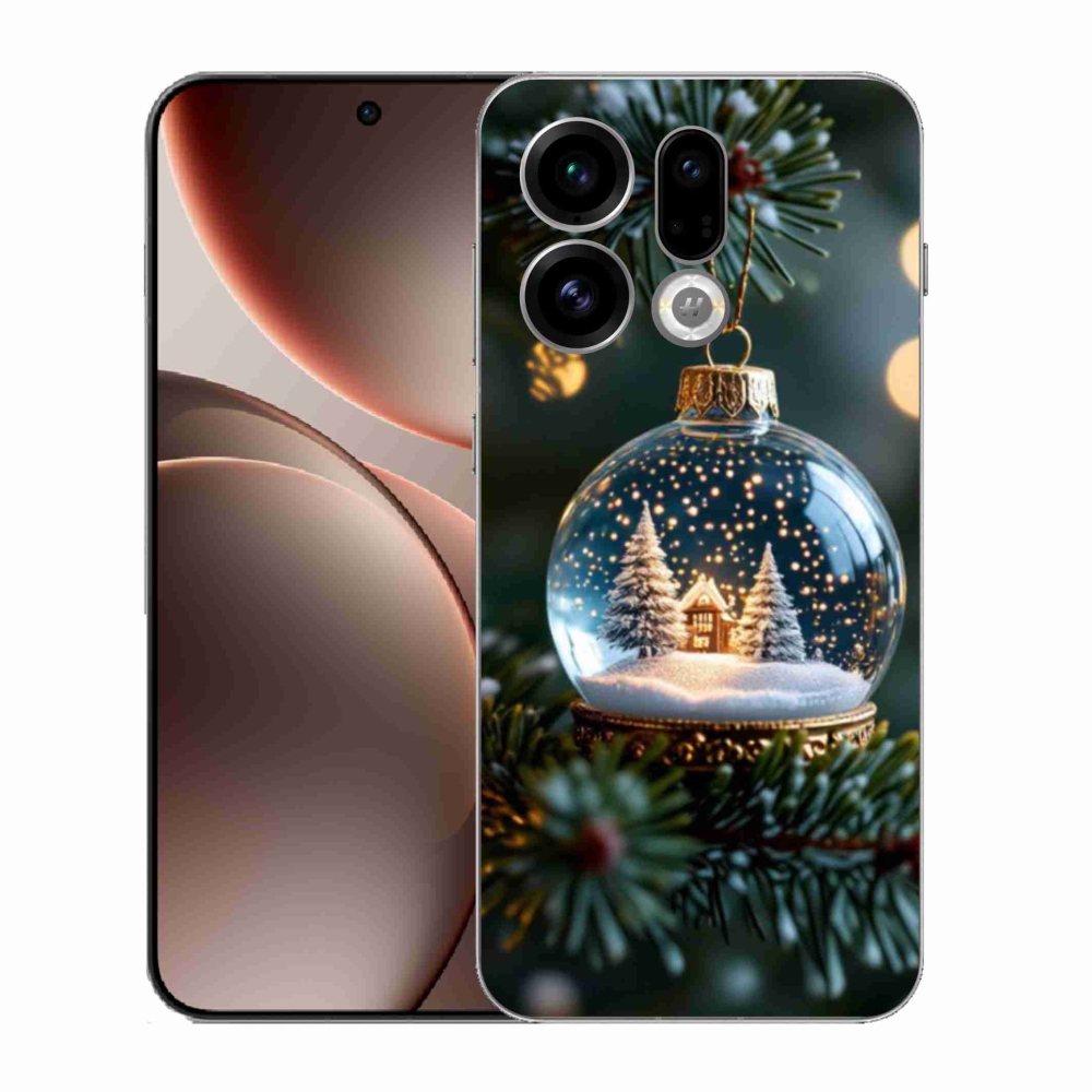 Gél borító mmCase az Oppo Find X9-hez - Karácsonyi golyók 2