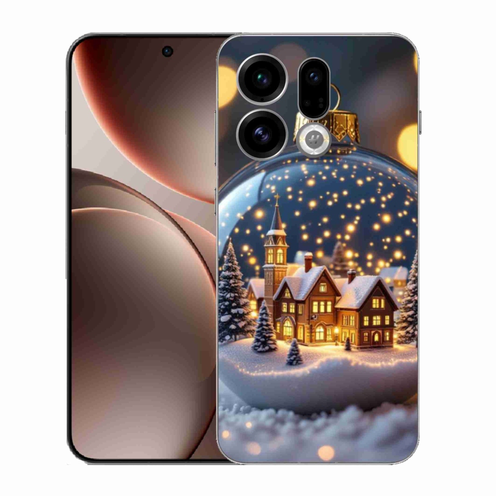 Gél borító mmCase az Oppo Find X9-hez - Karácsonyi golyók 4