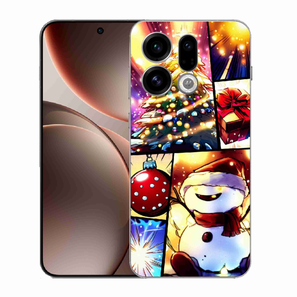 Gél borító mmCase az Oppo Find X9-hez - Karácsonyi motívumok 1