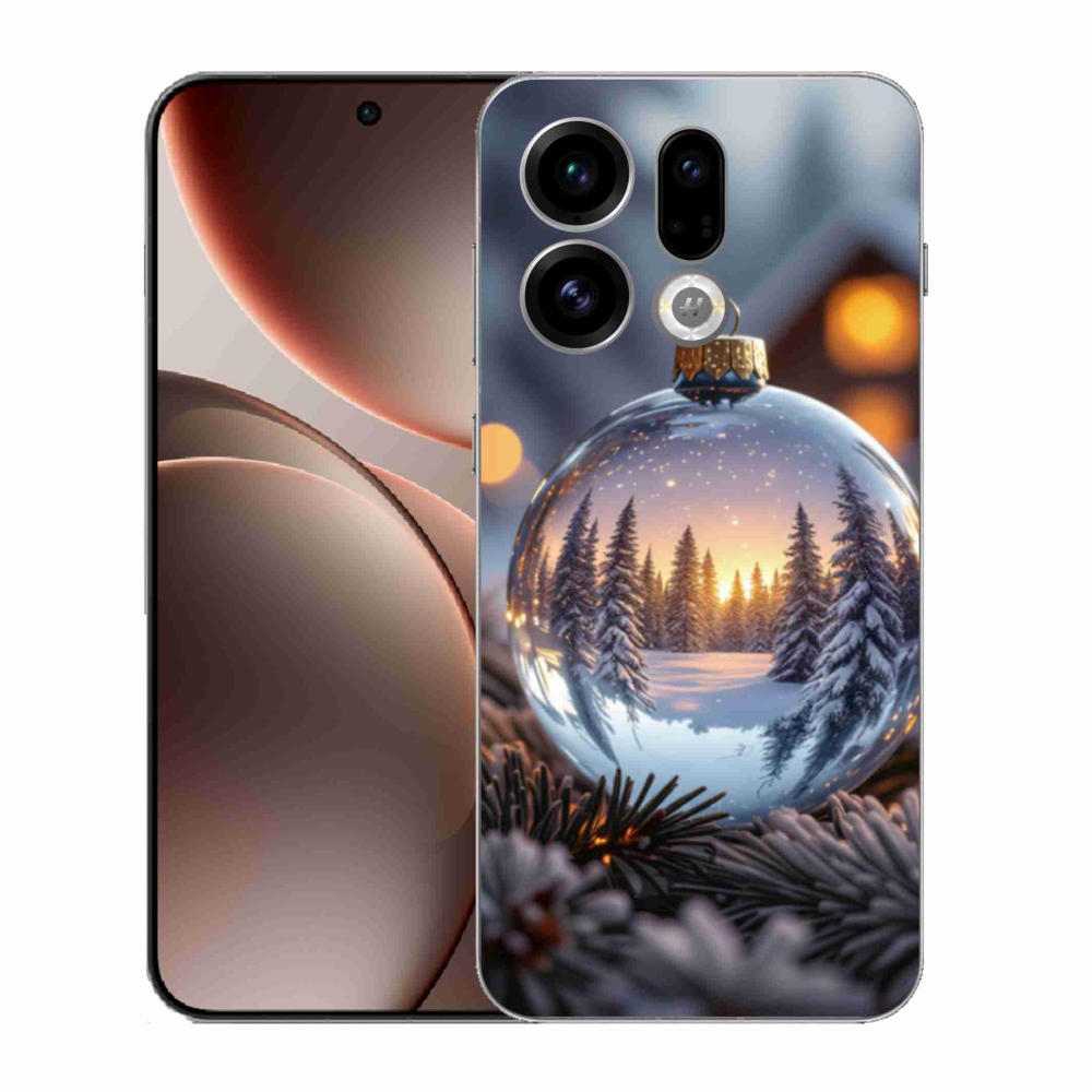 Gél borítás mmCase az Oppo Find X9-hez - karácsonyi dekoráció