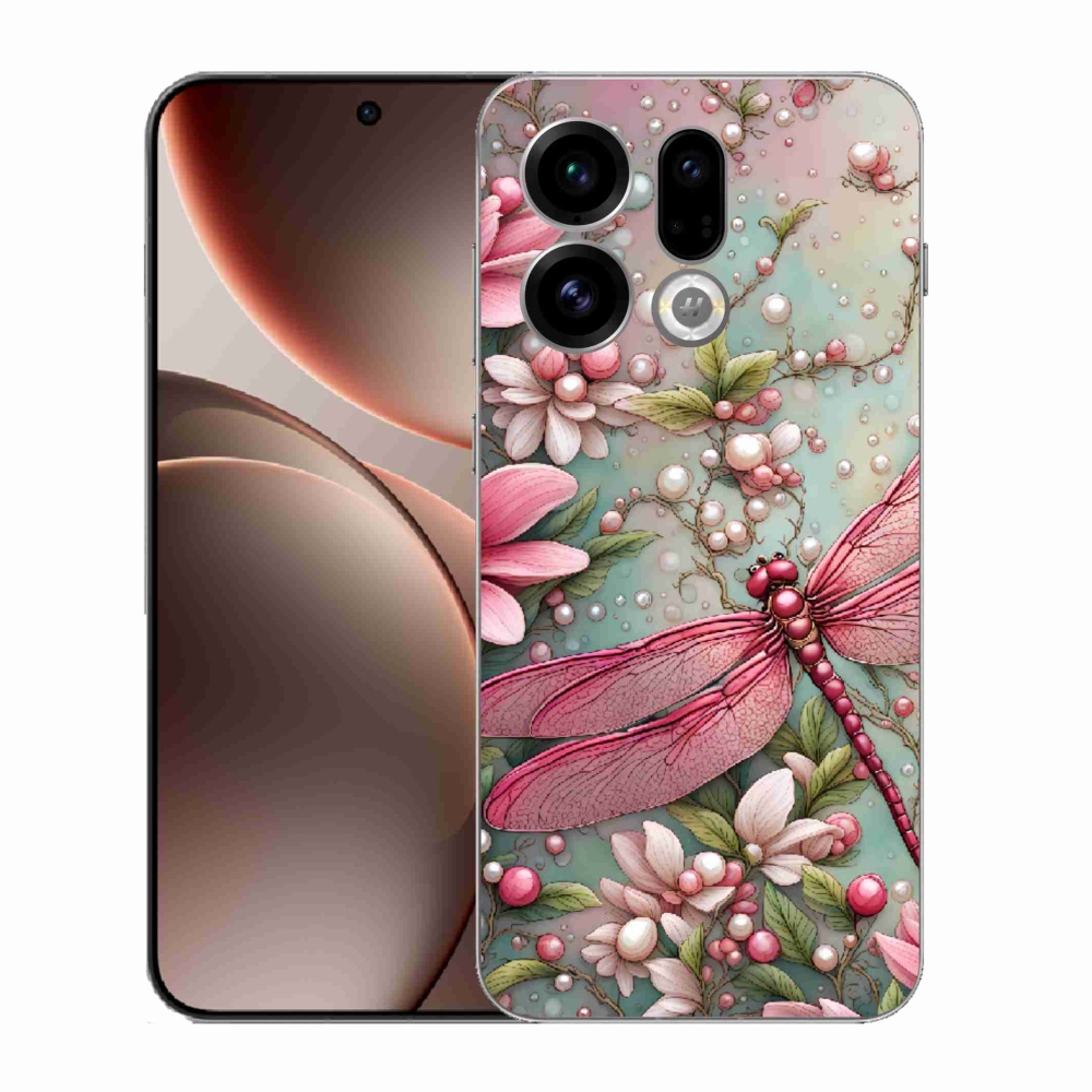 Gél borítás mmCase az Oppo Find X9-hez - szitakötő