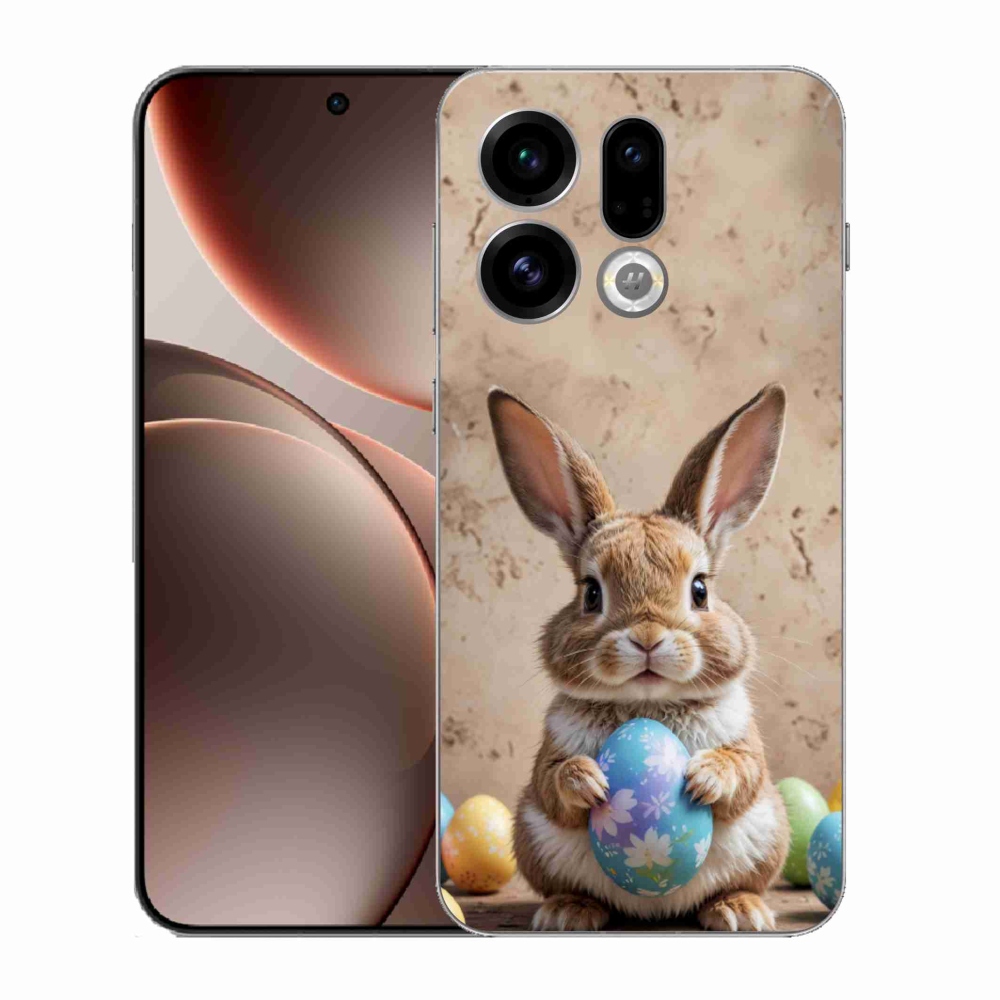 Gél borítás mmCase az Oppo Find X9-hez - Húsvéti nyuszi