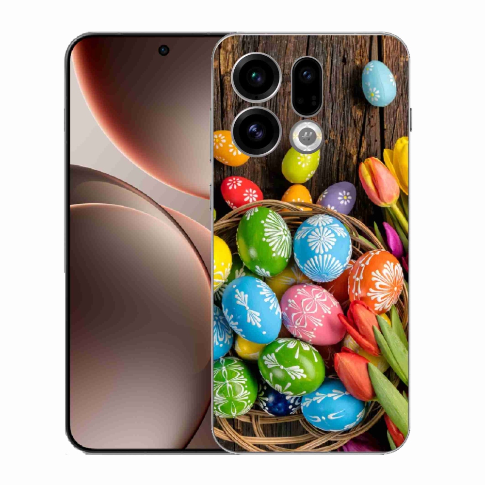Gél borítás mmCase az Oppo Find X9 számára - Húsvéti tojások