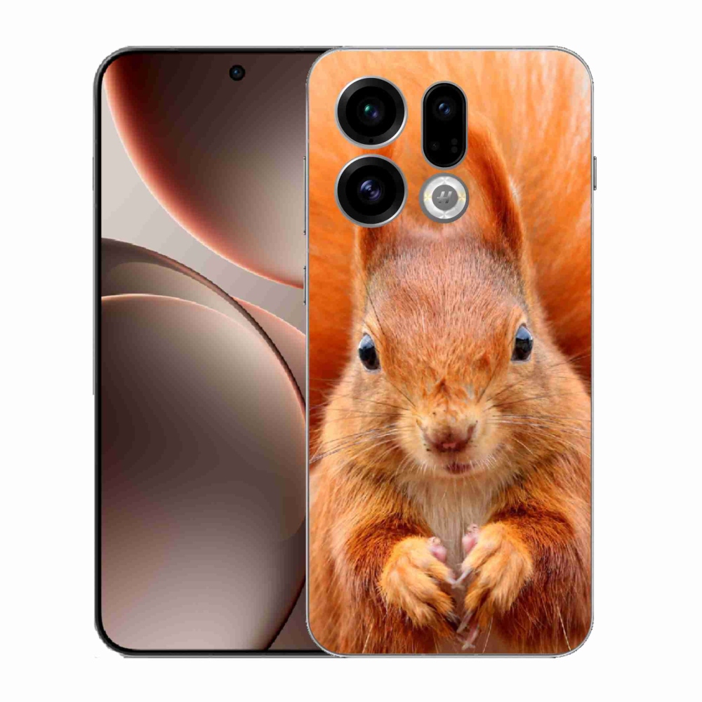 Gél borítás mmCase az Oppo Find X9 készülékhez - mókus