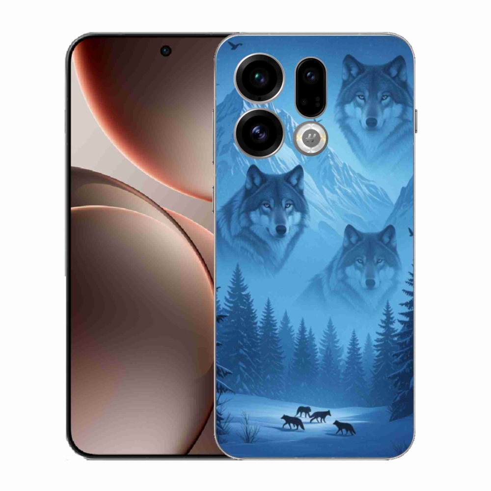Gél borító mmCase az Oppo Find X9-hez - farkas csomag