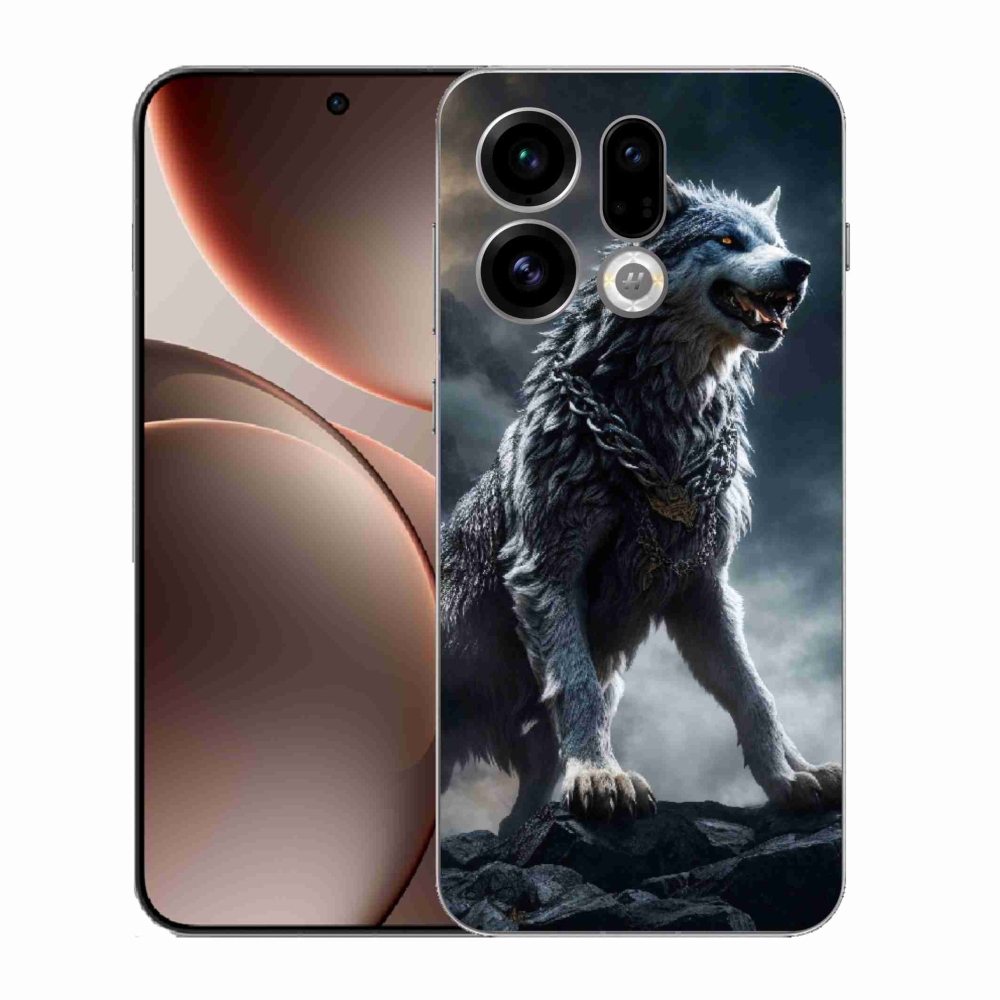 Gél borítás mmCase az Oppo Find X9-hez - farkas 1