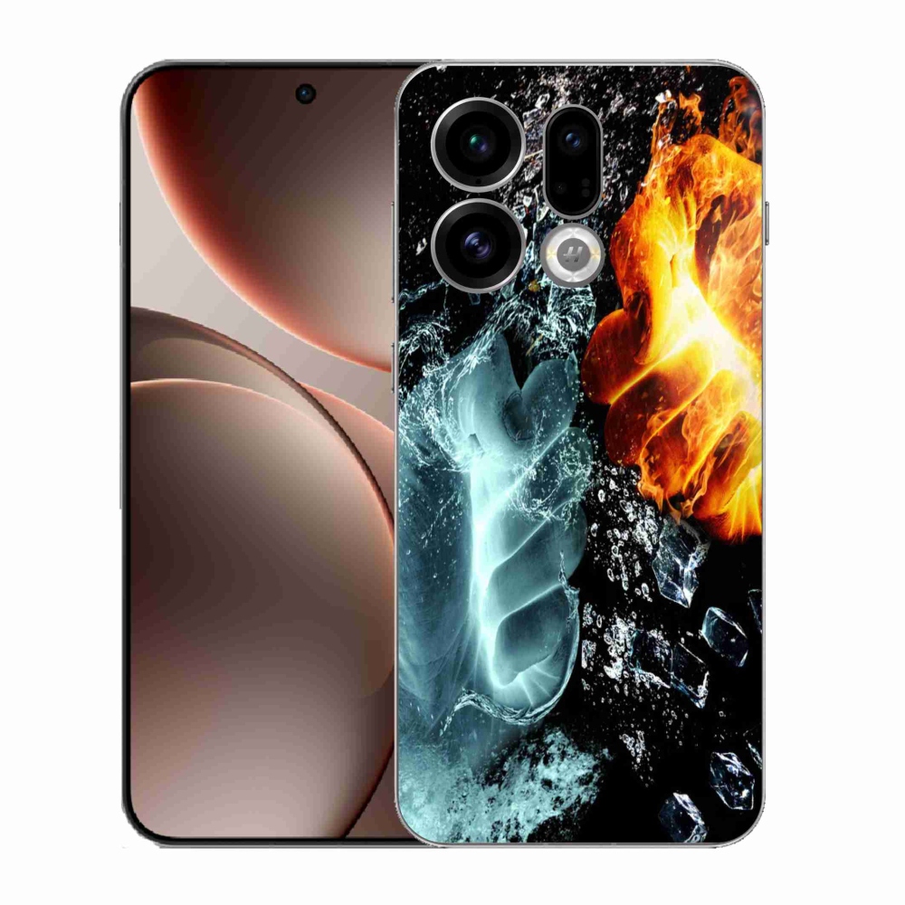 Gél borítás mmCase az Oppo Find X9-hez - víz és tűz