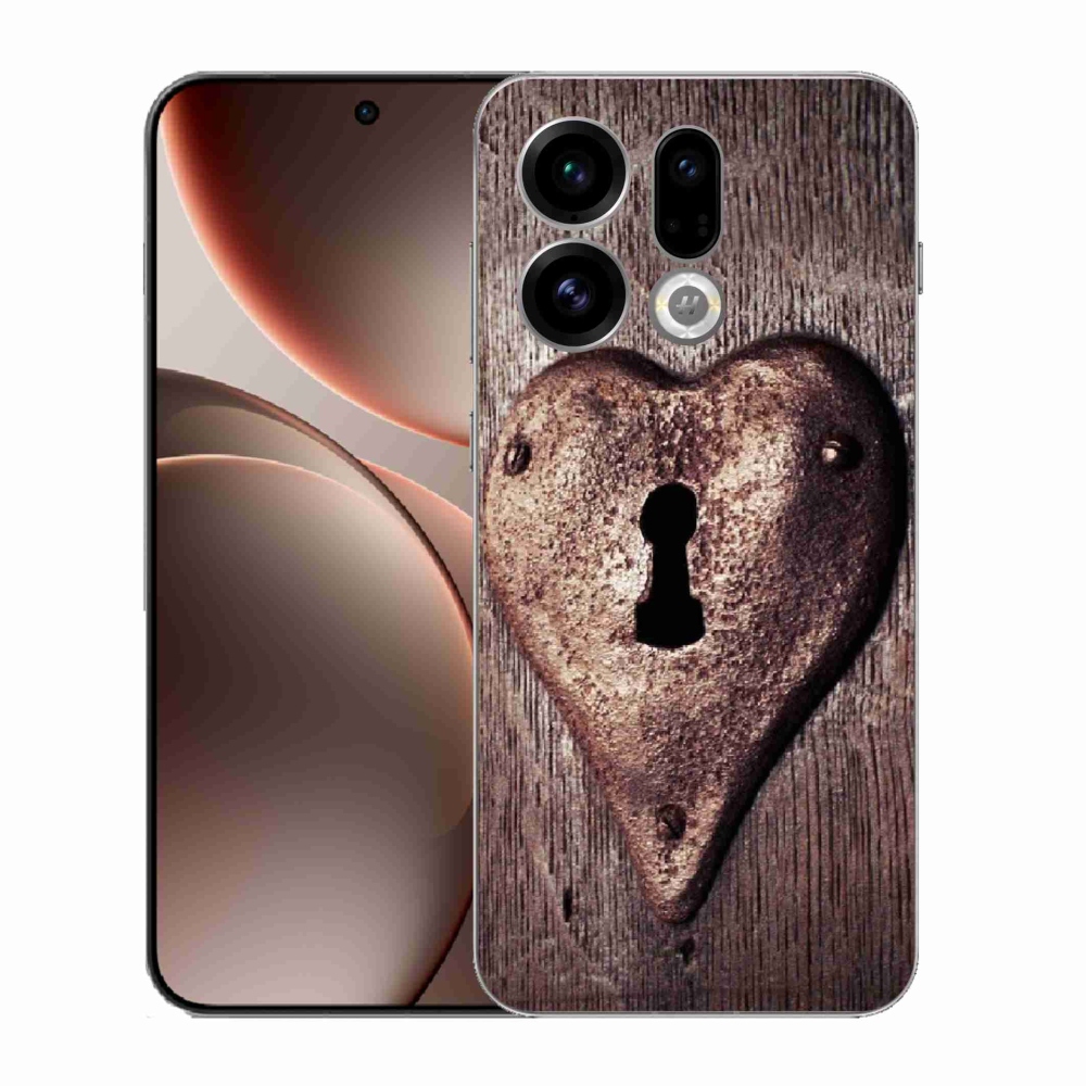 Gél borítás mmCase az Oppo Find X9-hez - szív alakú zár