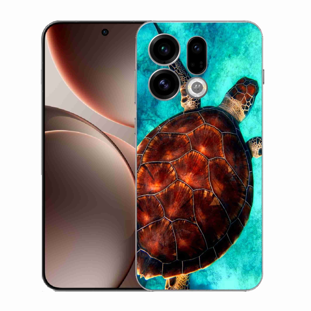 Gél borító mmCase az Oppo Find X9-hez - teknősbéka
