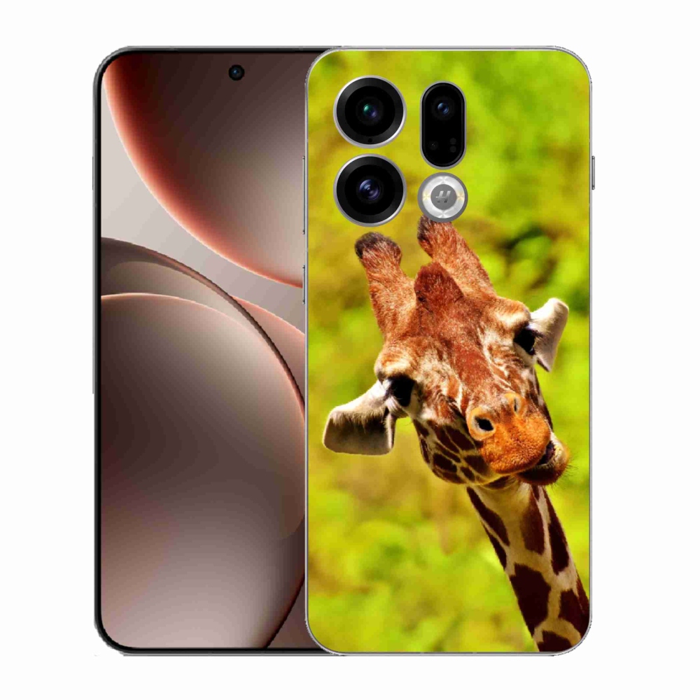Gél borítás mmCase az Oppo Find X9-hez - zsiráf