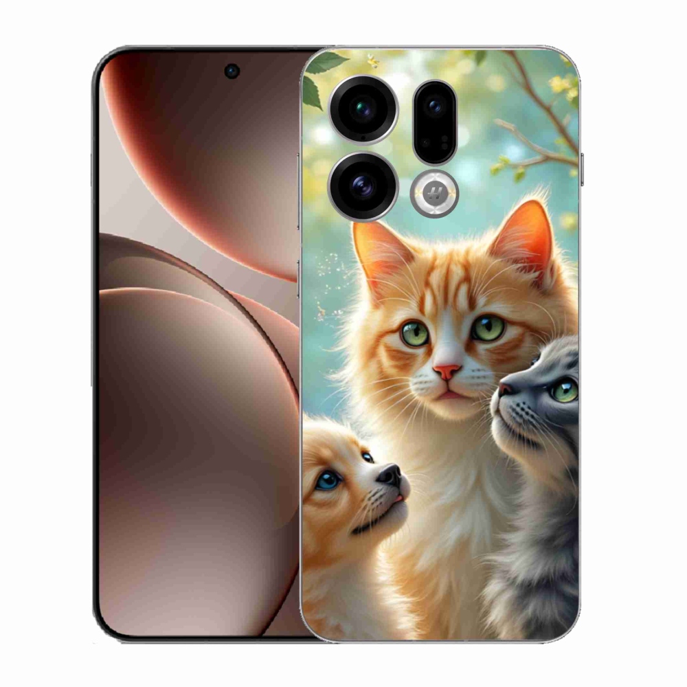 Gél borító mmCase az Oppo Find X9-hez - Állati barátság 2