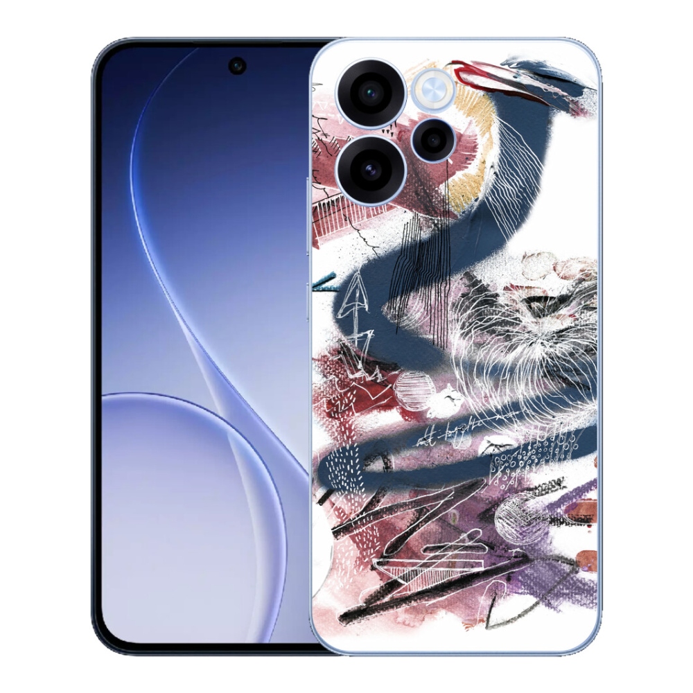 mmCase gélhuzat az Oppo Reno 15 FS 5G-hez – absztrakt motívum 28