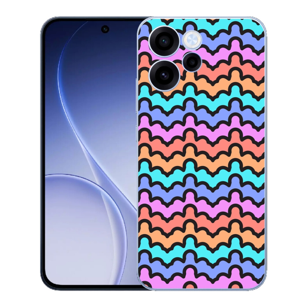 mmCase gélhuzat az Oppo Reno 15 FS 5G-hez – absztrakt motívum 30