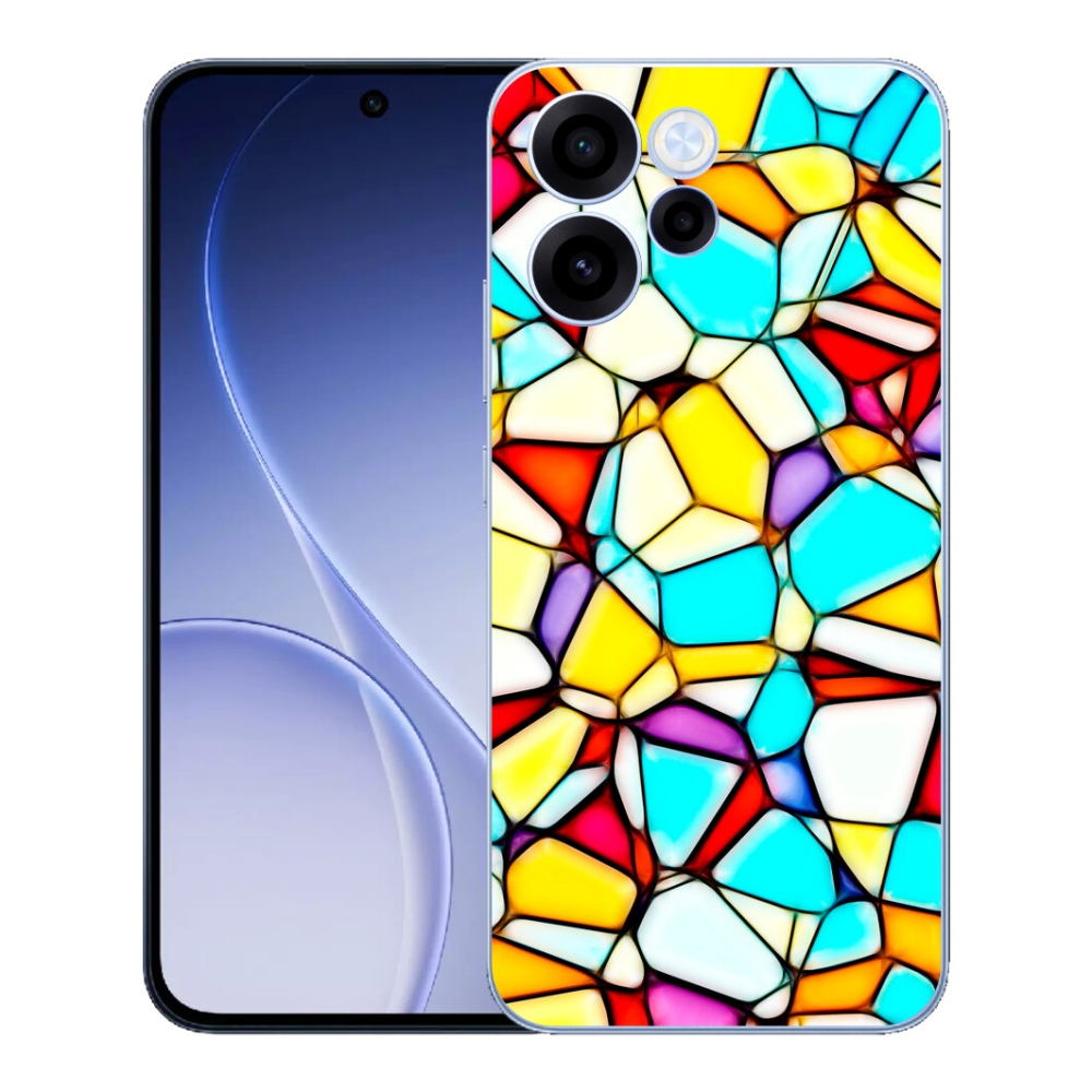 mmCase gélhuzat az Oppo Reno 15 FS 5G-hez – absztrakt motívum 40