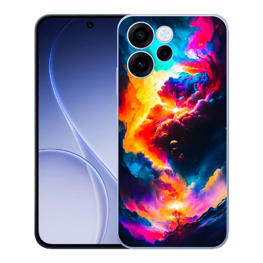 mmCase gélhuzat az Oppo Reno 15 FS 5G-hez – absztrakt motívum