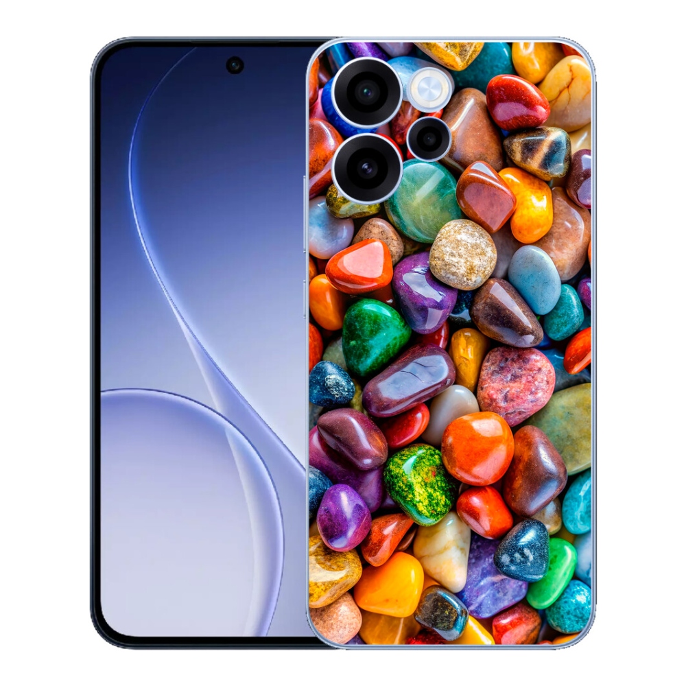 mmCase gél tok az Oppo Reno 15 FS 5G-hez – színes strasszokkal
