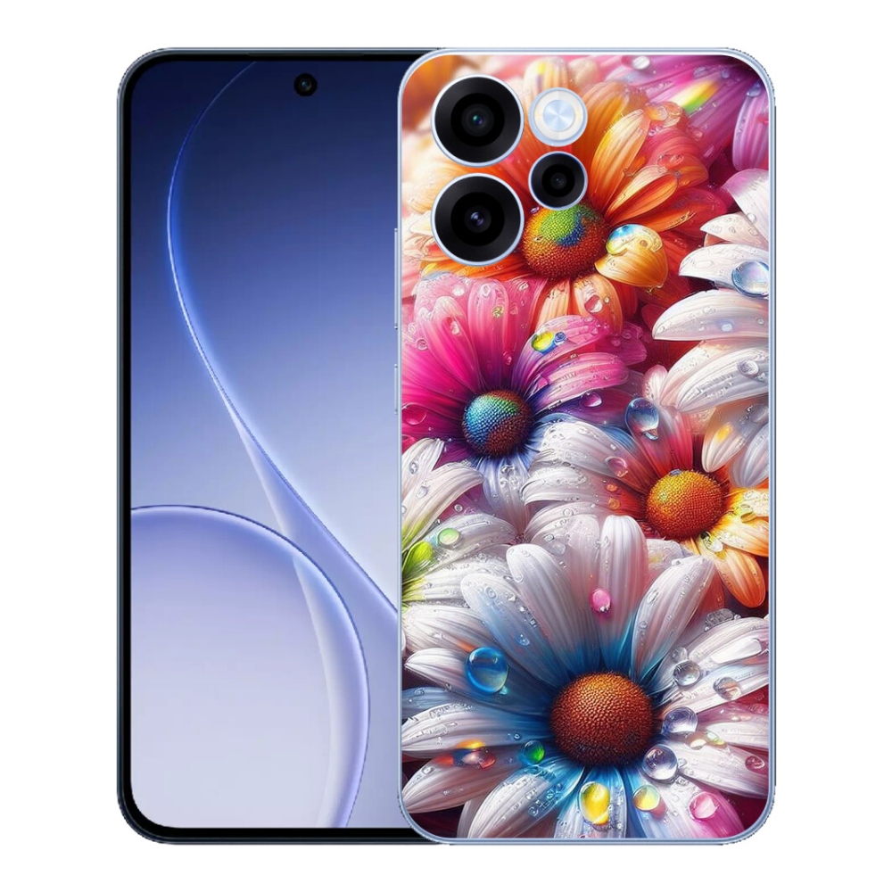 mmCase géltok az Oppo Reno 15 FS 5G-hez – színes margaréták