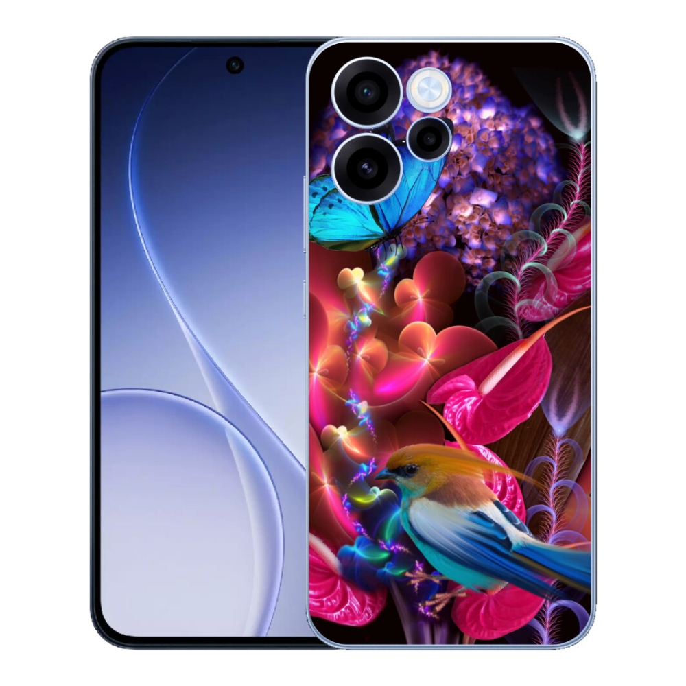 mmCase géltok az Oppo Reno 15 FS 5G-hez – színes virágok