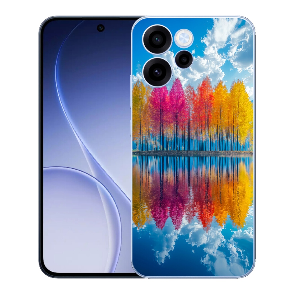 mmCase gél tok az Oppo Reno 15 FS 5G-hez – színes fák