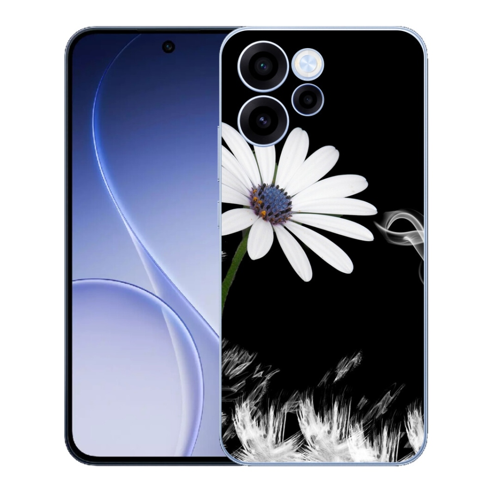 mmCase géltok az Oppo Reno 15 FS 5G-hez – fehér virág