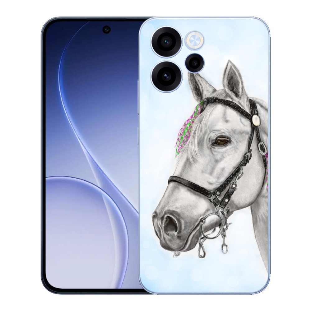mmCase géltok az Oppo Reno 15 FS 5G-hez – fehér ló 1