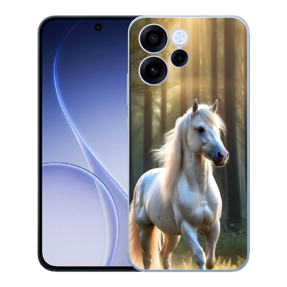 mmCase gélhuzat az Oppo Reno 15 FS 5G-hez – fehér ló 3