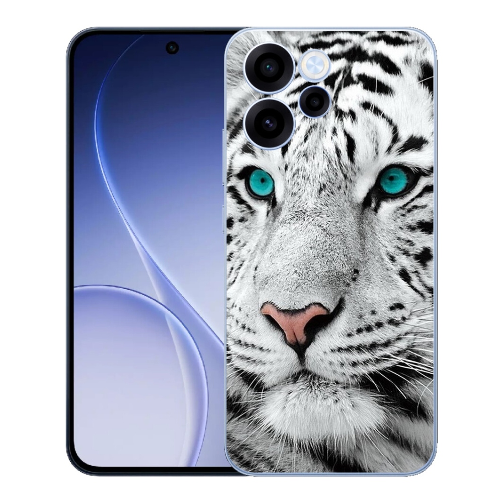 mmCase géltok az Oppo Reno 15 FS 5G-hez – fehér tigris