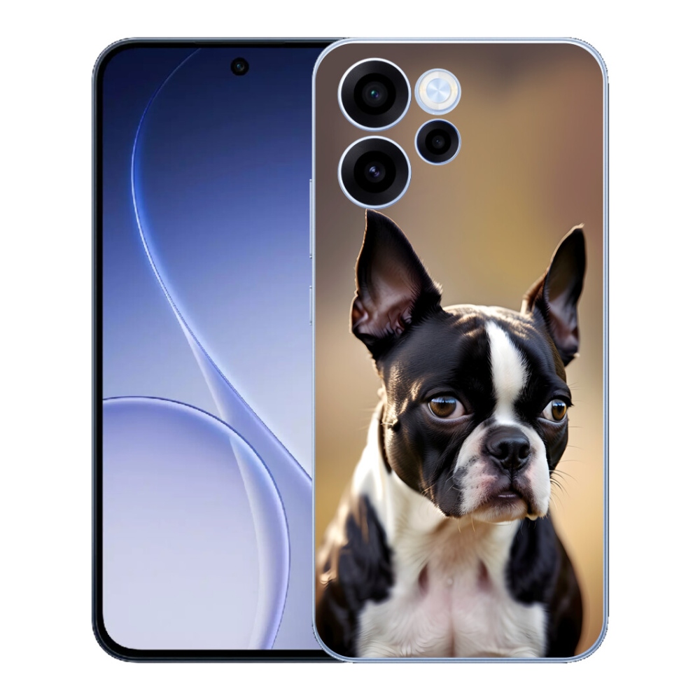 mmCase gélhuzat az Oppo Reno 15 FS 5G-hez – bostoni terrier