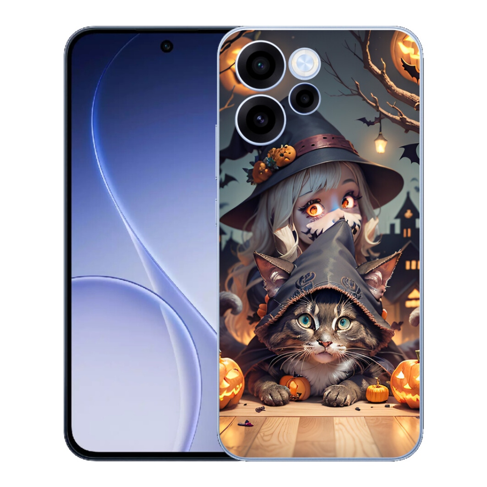 mmCase géltok az Oppo Reno 15 FS 5G-hez – boszorkány macskával