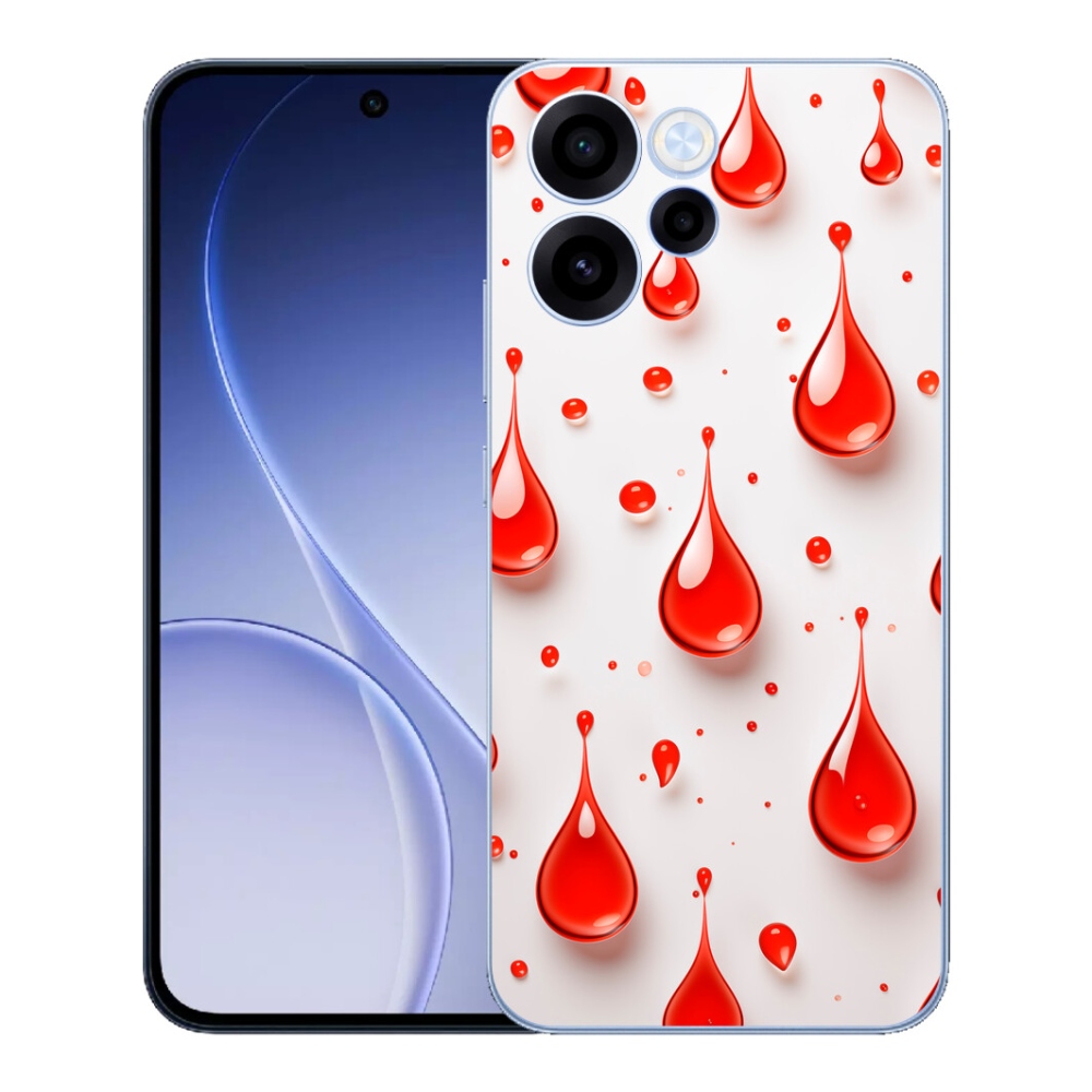 mmCase géltok az Oppo Reno 15 FS 5G-hez – piros cseppek