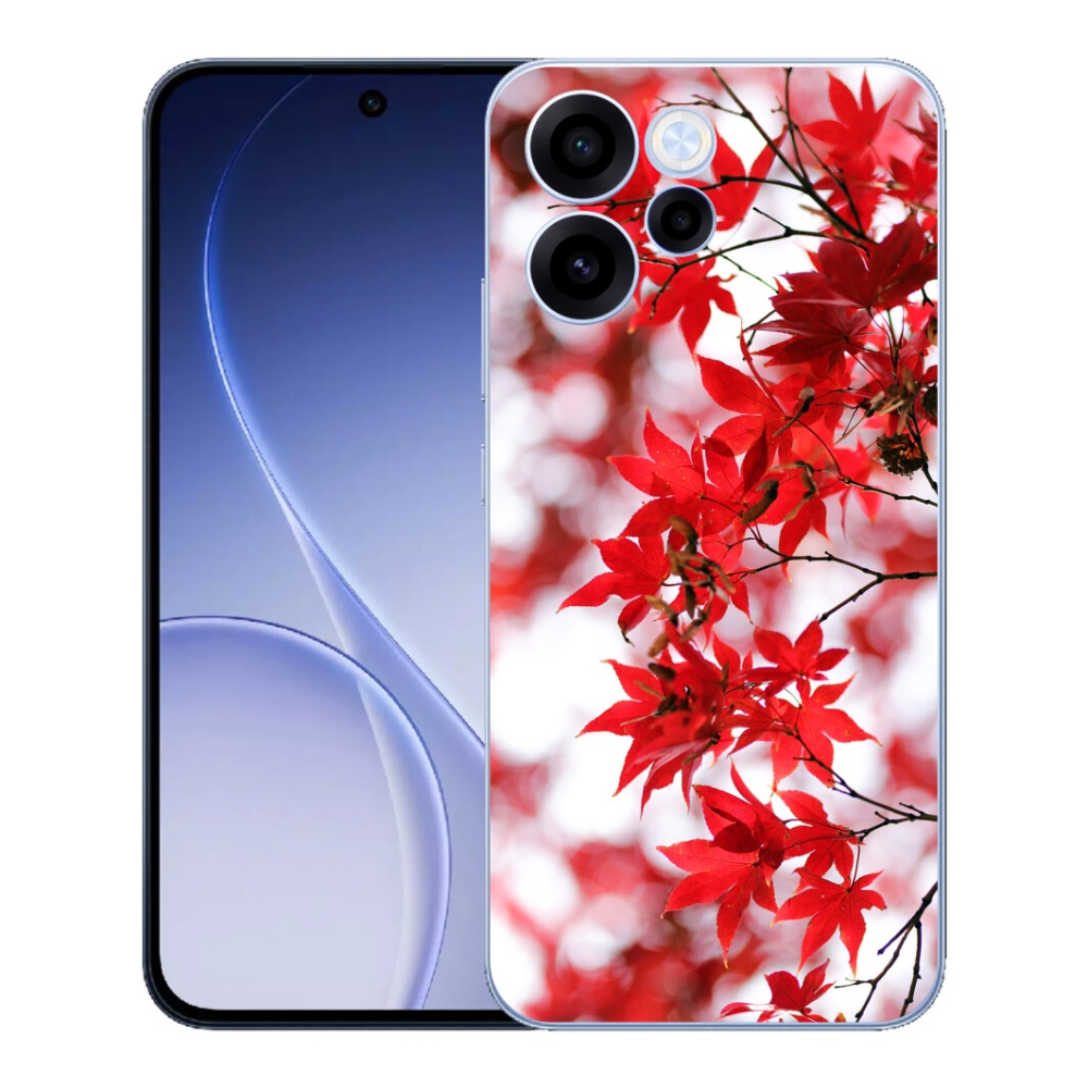 mmCase géltok az Oppo Reno 15 FS 5G-hez – vörös levelek