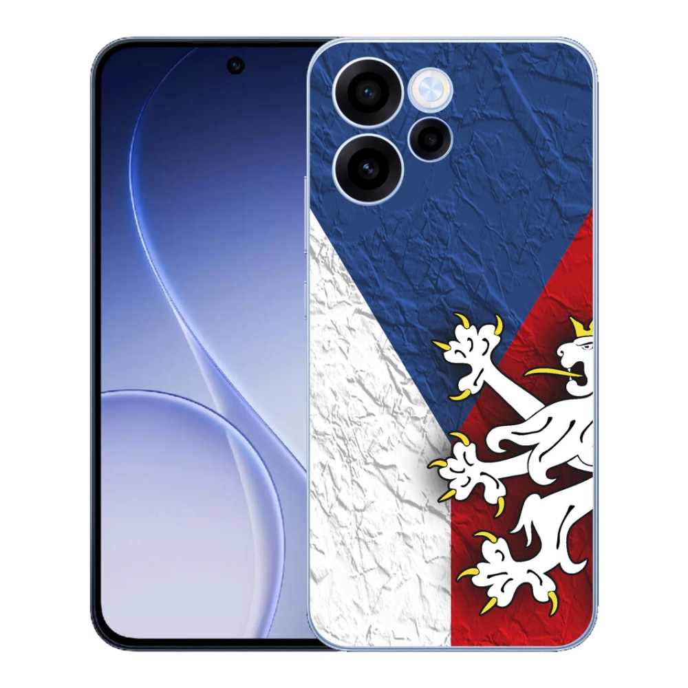 mmCase gél tok az Oppo Reno 15 FS 5G-hez – cseh zászló 1