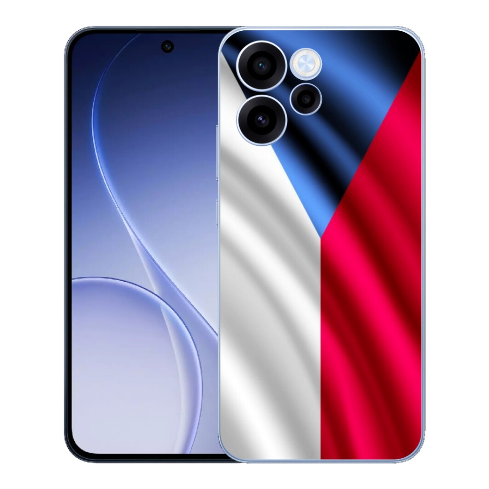 mmCase gél tok az Oppo Reno 15 FS 5G-hez – cseh zászló