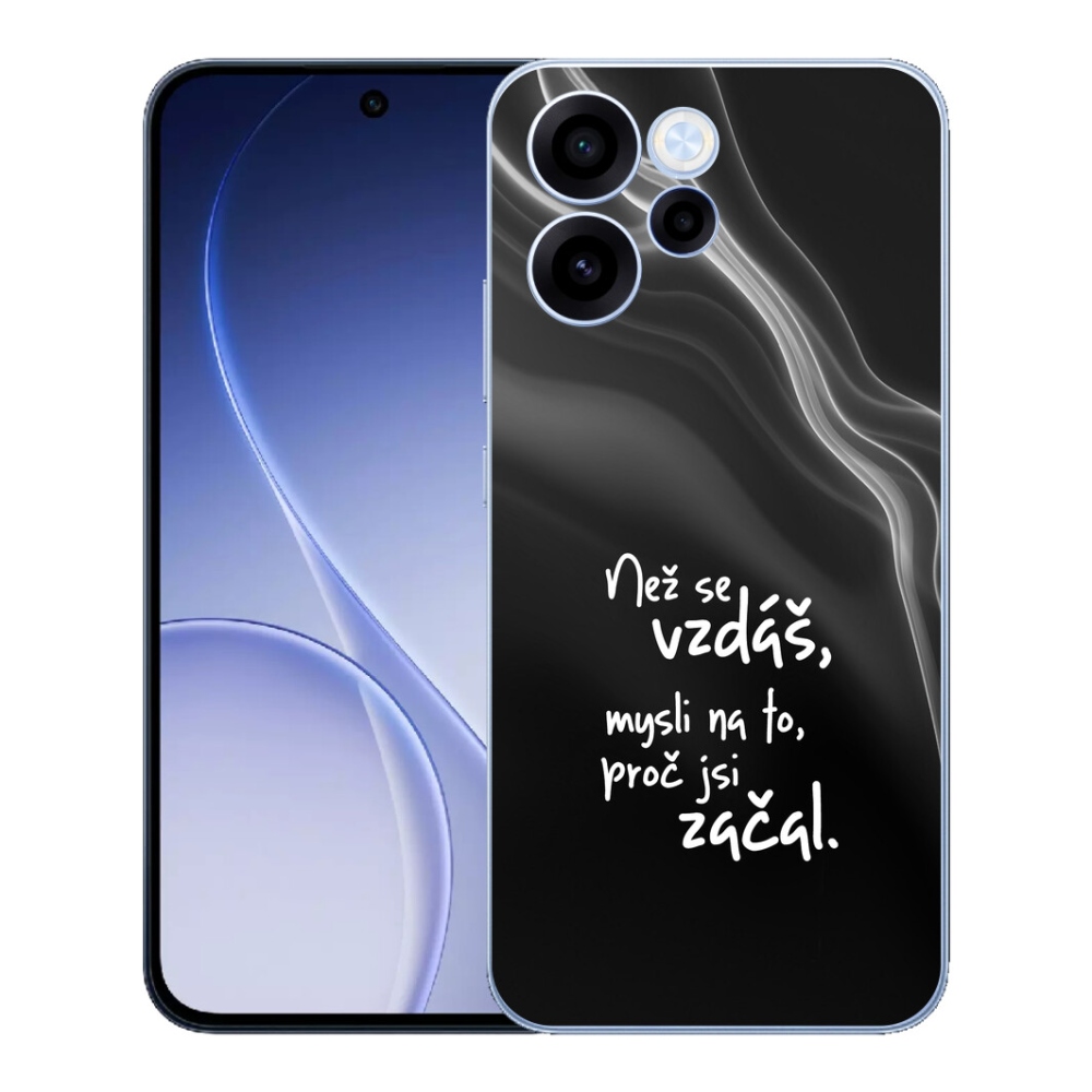 mmCase géltok az Oppo Reno 15 FS 5G-hez – idézet 2, fekete háttérrel