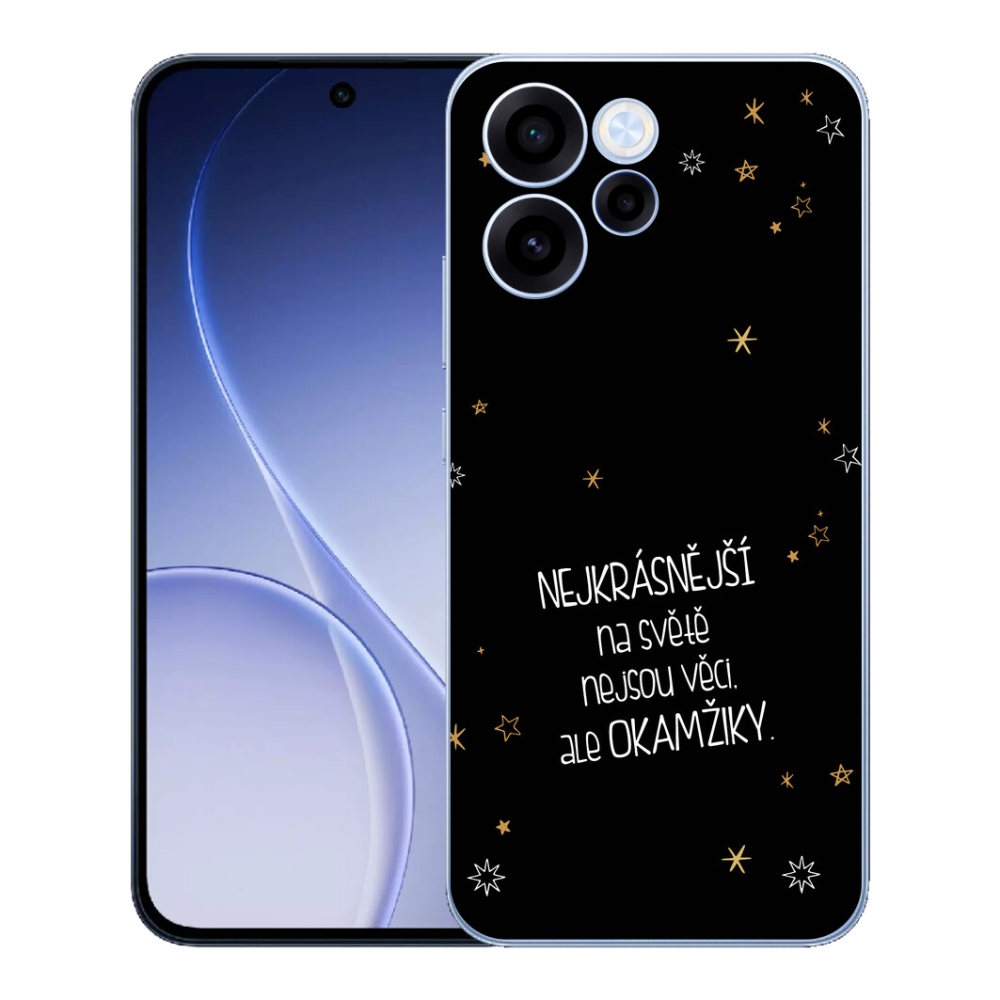 mmCase géltok az Oppo Reno 15 FS 5G-hez – idézet 4, fekete háttérrel
