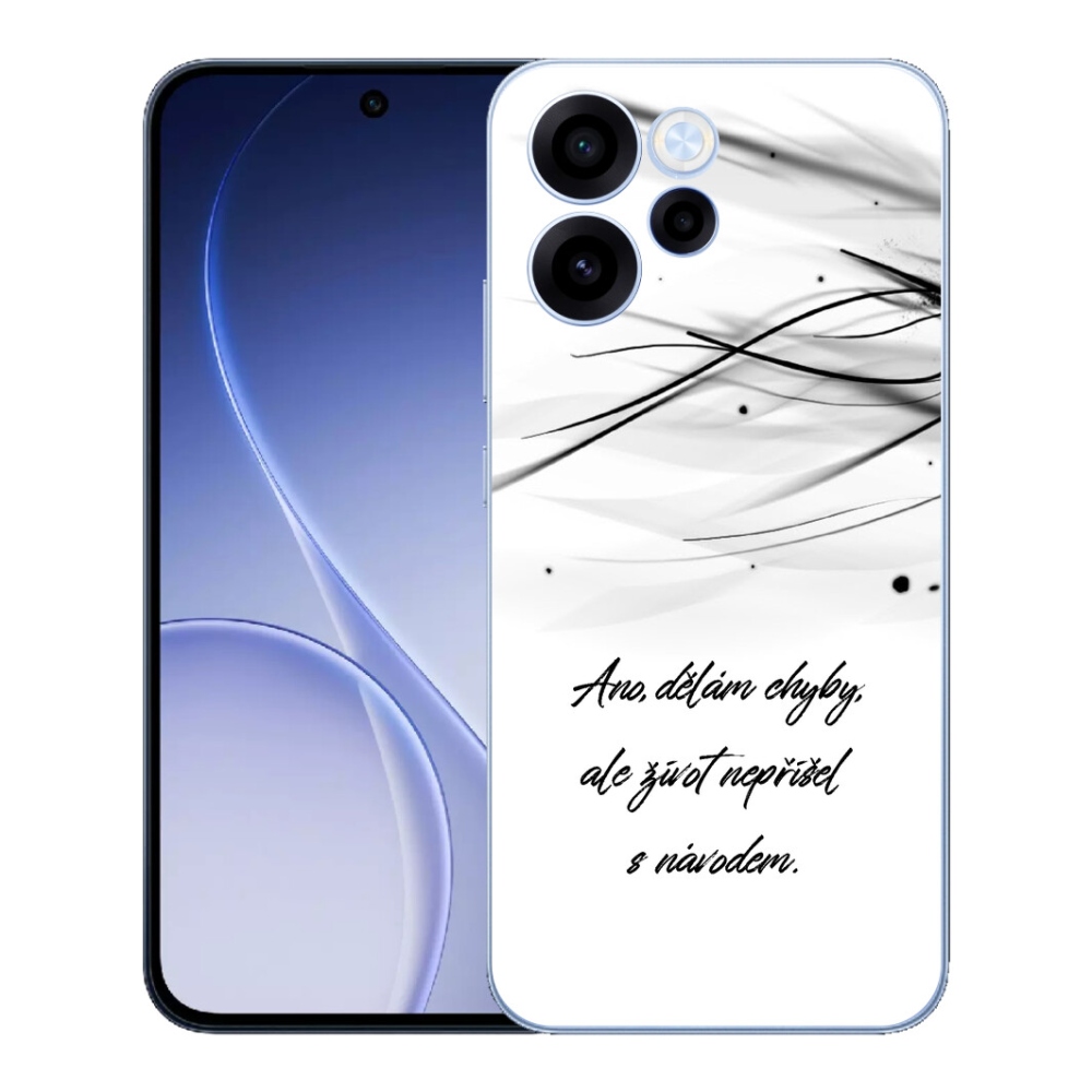 mmCase géltok az Oppo Reno 15 FS 5G-hez – idézet fehér háttérrel