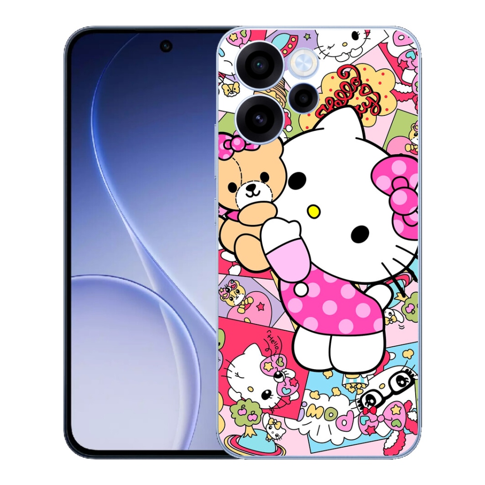 mmCase géltok az Oppo Reno 15 FS 5G-hez – aranyos cica