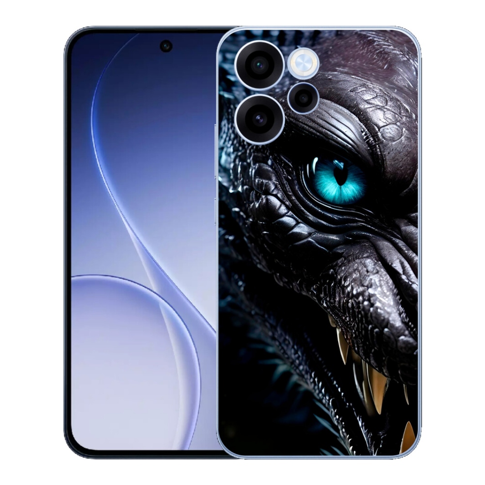 mmCase géltok az Oppo Reno 15 FS 5G-hez – sárkányos mintázat
