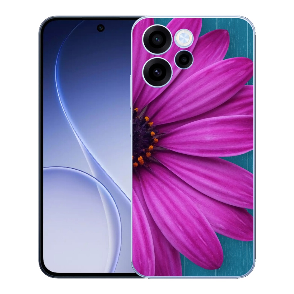 mmCase gélhuzat az Oppo Reno 15 FS 5G-hez – lila margaréta
