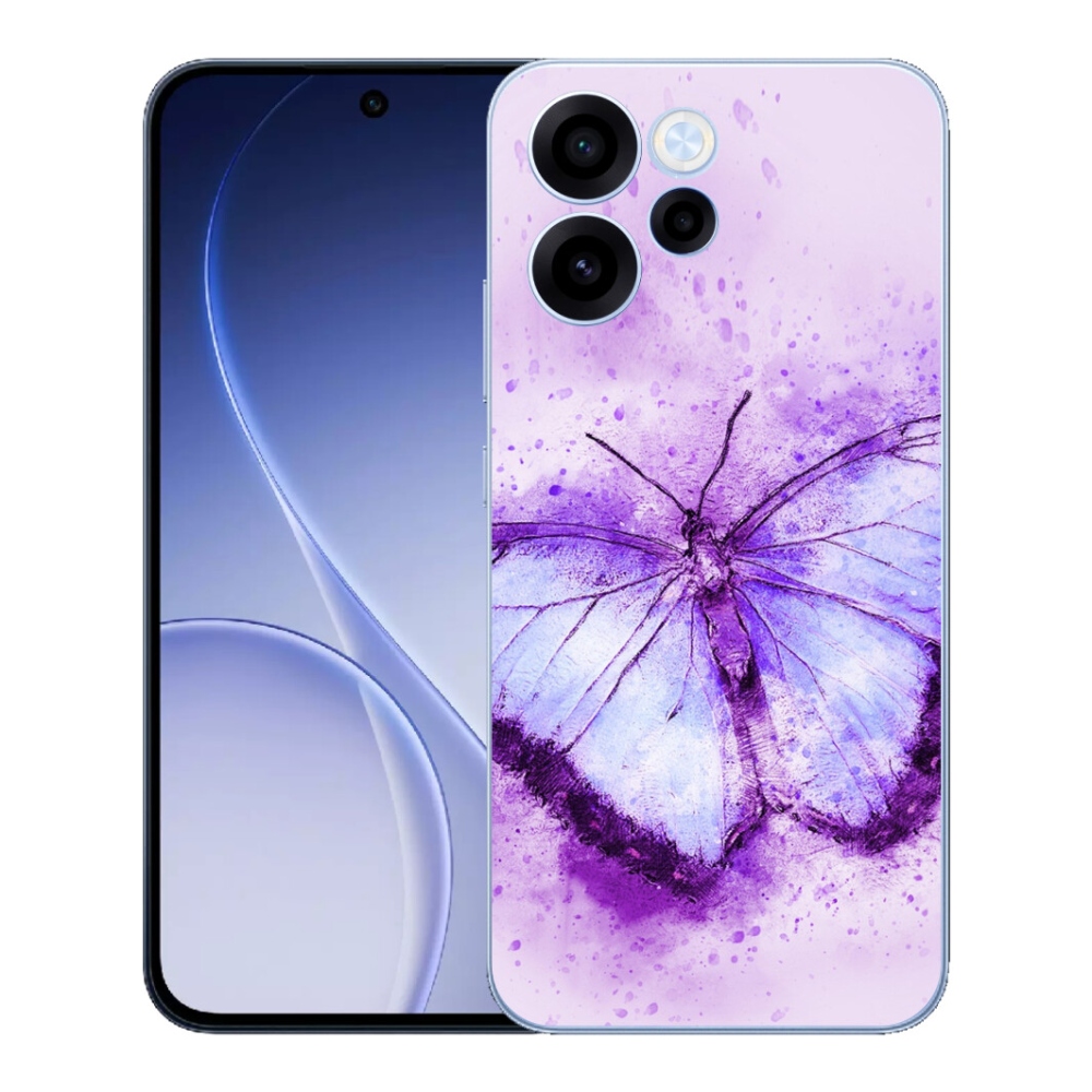mmCase géltok az Oppo Reno 15 FS 5G-hez – lila pillangó