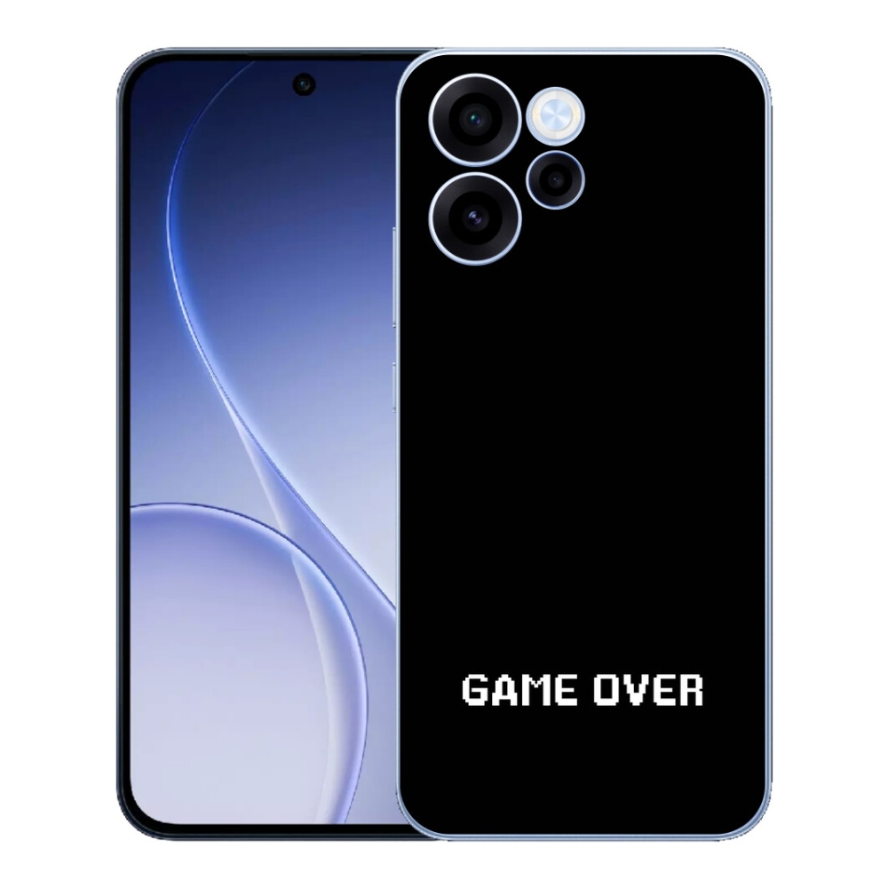 mmCase gél tok az Oppo Reno 15 FS 5G-hez – „game over” fekete háttérrel