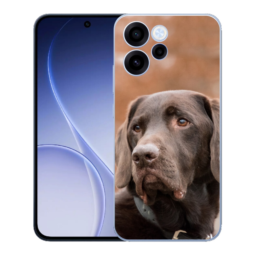 mmCase gél tok az Oppo Reno 15 FS 5G-hez – barna labrador