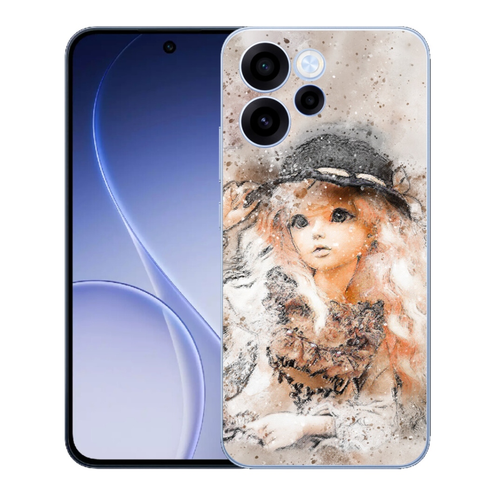 mmCase géltok az Oppo Reno 15 FS 5G-hez – kalapos kislány
