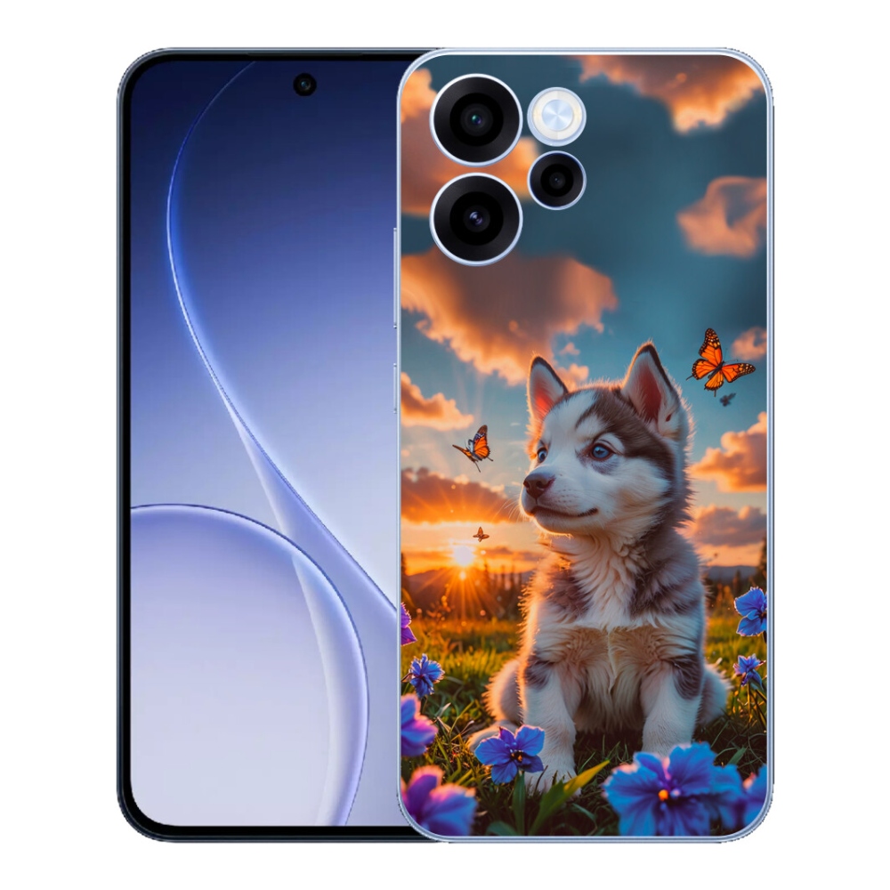 mmCase gél tok az Oppo Reno 15 FS 5G-hez – husky naplementekor