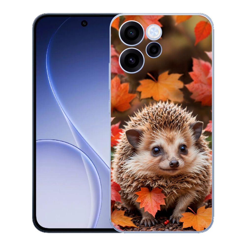 mmCase géltok az Oppo Reno 15 FS 5G-hez – sün a levelek között