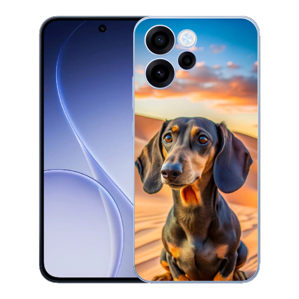 mmCase gél tok az Oppo Reno 15 FS 5G-hez – dachshund 3 
