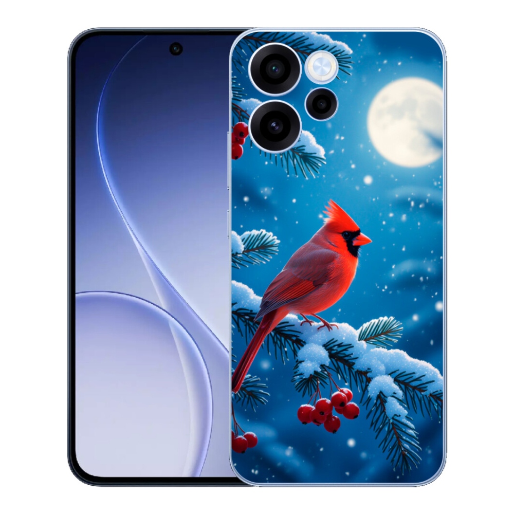 mmCase gélhuzat az Oppo Reno 15 FS 5G-hez – kardinális vörös