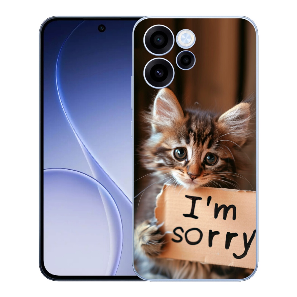 mmCase gél tok az Oppo Reno 15 FS 5G-hez – macskás mintás