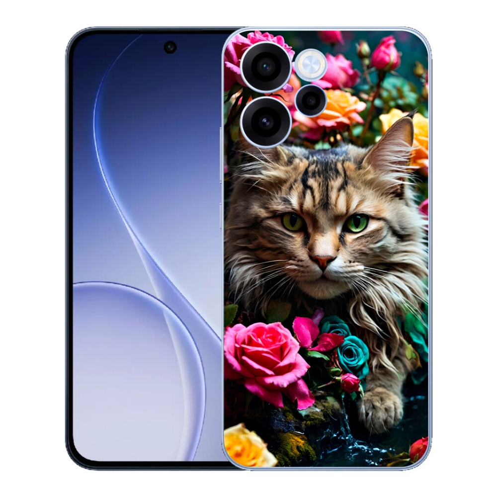 mmCase géltok az Oppo Reno 15 FS 5G-hez – macskás mintázat 2