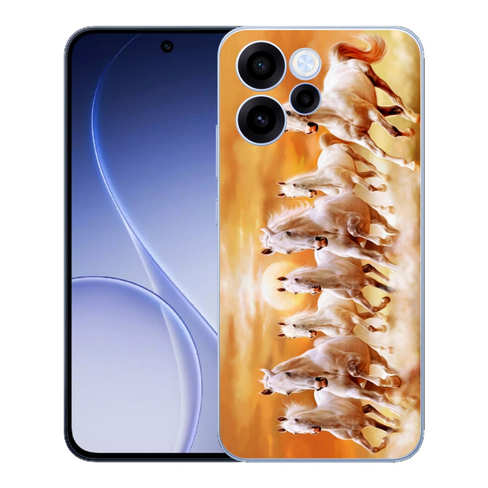 mmCase gél tok az Oppo Reno 15 FS 5G-hez – lovak 2